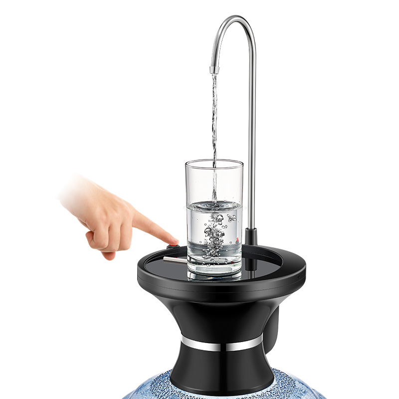 桶装水电动抽水器智能充电带托盘自动上水吸水器水桶饮水机烧水
