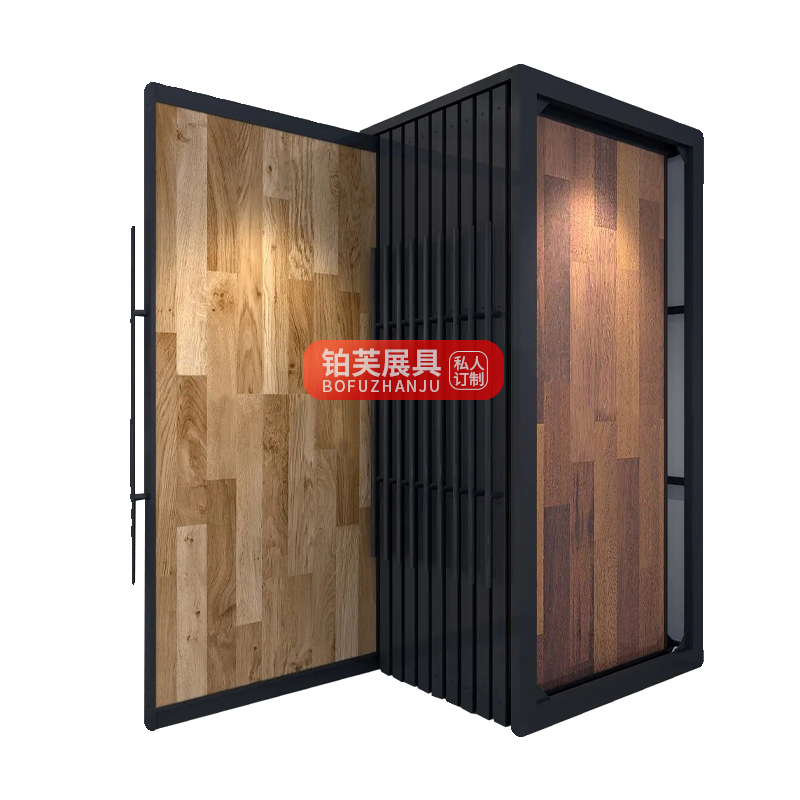 瓷砖抽拉展架木地板展示架推拉铝扣板木门墙布多功能立式 落地式 - 图3