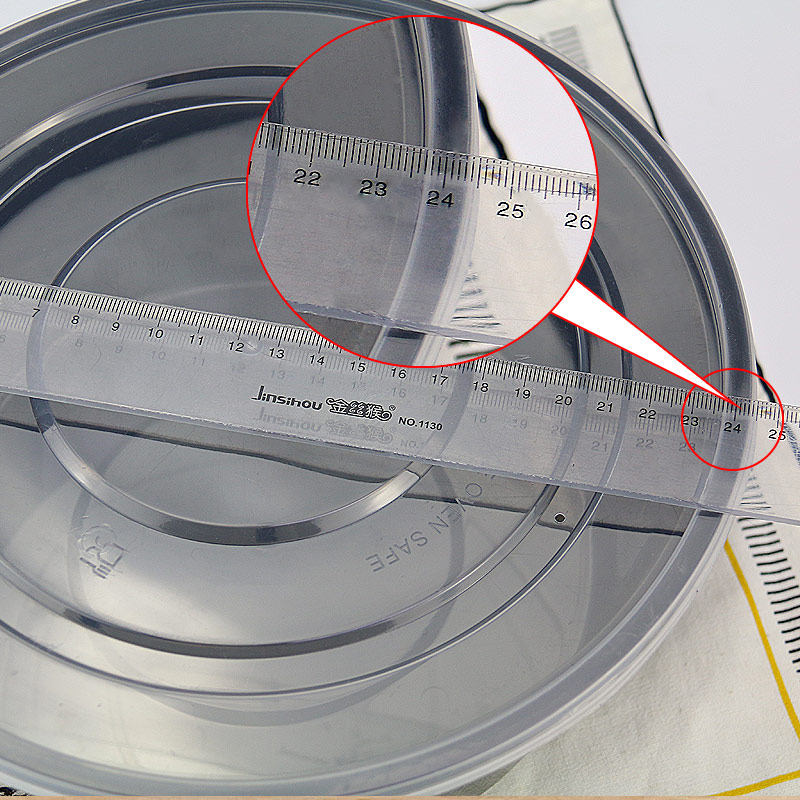 2500ml一次性餐盒外卖小龙虾打包盒酸菜鱼超大容量3000圆形塑料盆-图0