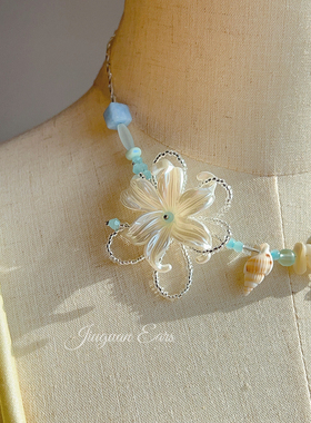 蓝的光｜酒馆原创设计蓝色手串手链复古手饰送人平价礼物