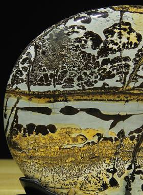 广西国画石天然摆件客厅电视柜