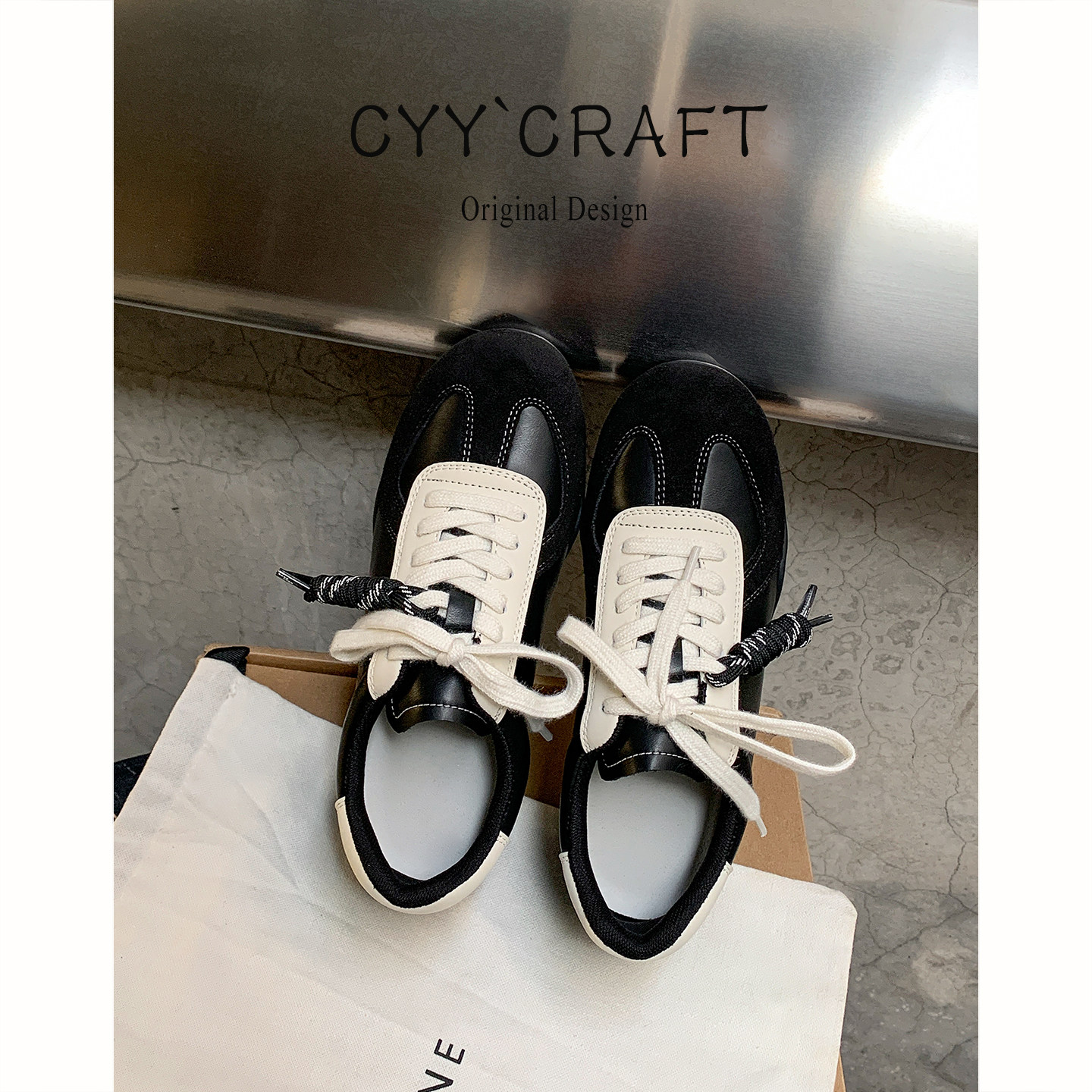 牛皮~内增高棕色德训鞋女2025新款百搭休闲运动阿甘鞋平底板鞋女,淘宝优惠券,粉丝福利购,淘宝优惠卷