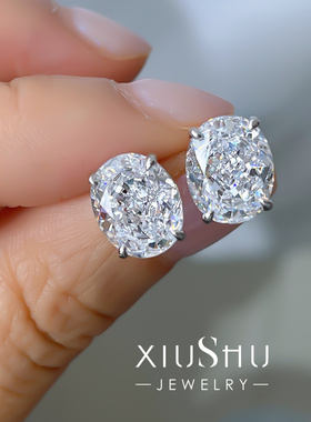 纯银S925雷恩切冰花耳钉