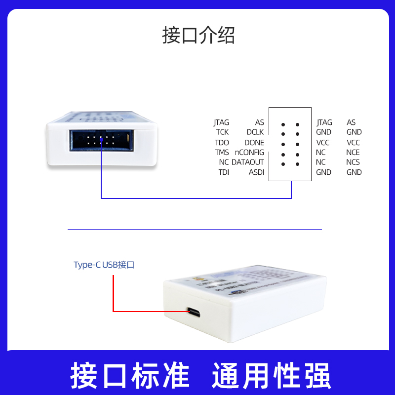 小梅哥USB Blaster II 新一代高速Altera FPGA下载器仿真器调试器 - 图1