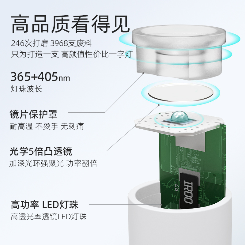 美甲手持一字灯小型便携美甲灯光疗机蓄电款迷你甲片专用速干烤灯,淘宝优惠券,粉丝福利购,淘宝优惠卷