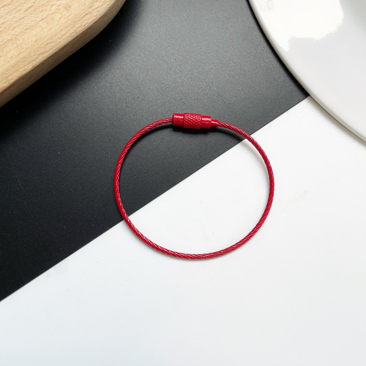 糖果色钥匙圈不锈钢 钢丝圈 钢丝环 钢丝绳钥匙扣钥匙圈 吊牌挂扣,淘宝优惠券,粉丝福利购,淘宝优惠卷