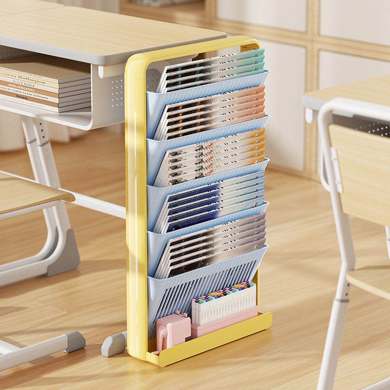 多巴胺夹缝落地书架桌边可移动窄款靠墙不占空间高中生专用置物架,淘宝优惠券,粉丝福利购,淘宝优惠卷