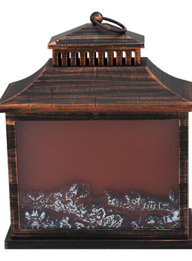 圣诞节壁炉炭火焰灯摆件家居装饰