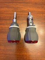 Fukuoka ratchet screwdriver suit telescopic short handle tool Cross word plum hexagonal batch of two sets multi-angle