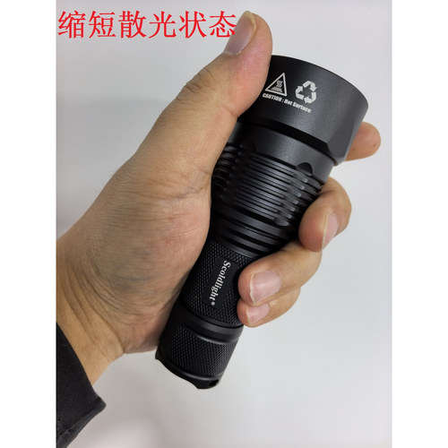 COLTX5调焦手电变焦手电26650强光透镜手电XML2 XHP50摄影补光 - 图0