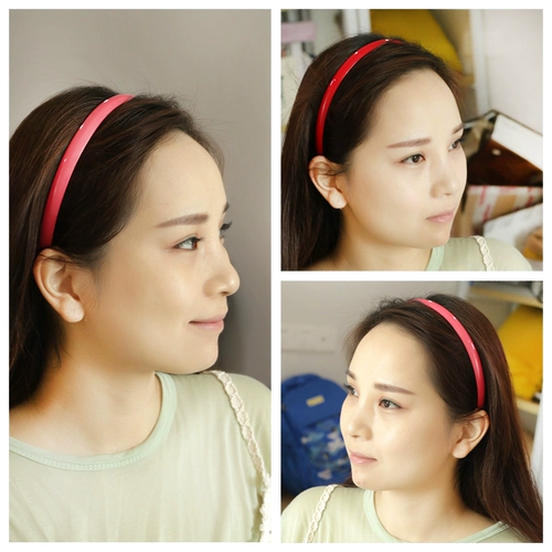 Глянцевый зубчатый белый черный ободок, пластиковые шпильки для волос, в корейском стиле