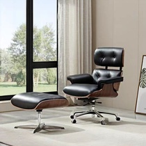 High-end Imus office chair seats Lying Liftable Chair Swivel Chair Comfort Long Sat Genuine Leather Chair Business Book Room Chair