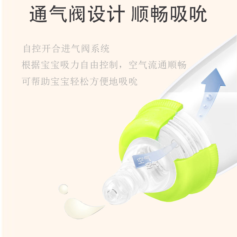 梦呵新生婴儿玻璃奶瓶标准口径初生宝宝小号防摔防呛防胀气120ml