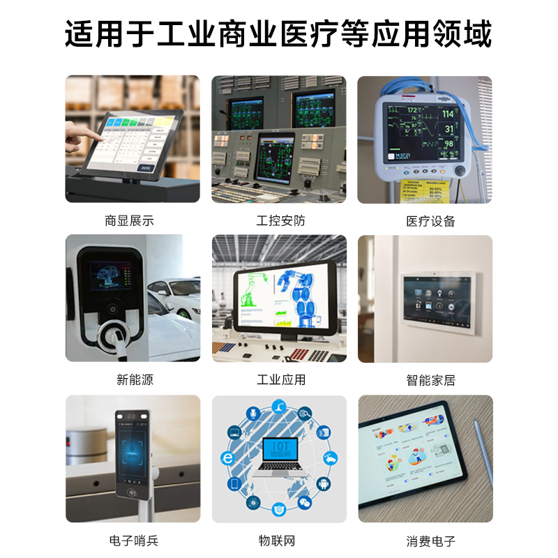 树莓派一体机 21.5寸HDMI电容触控屏工业级 FHD高清显示屏 全贴合 - 图1