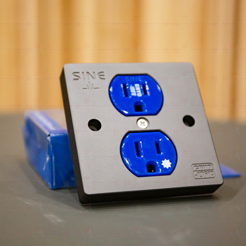 美标SW-2PT SINE-196度冷冻音响紫铜镀白金电源面板86式电源墙插 - 图3