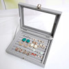 Earrings, earrings, transparent jewelry box affordable