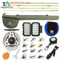 MAXCATCH flying fly fishing rod micro-matter rod suit 123 small white strip horse open rod wheel wire bait flying fishing suit