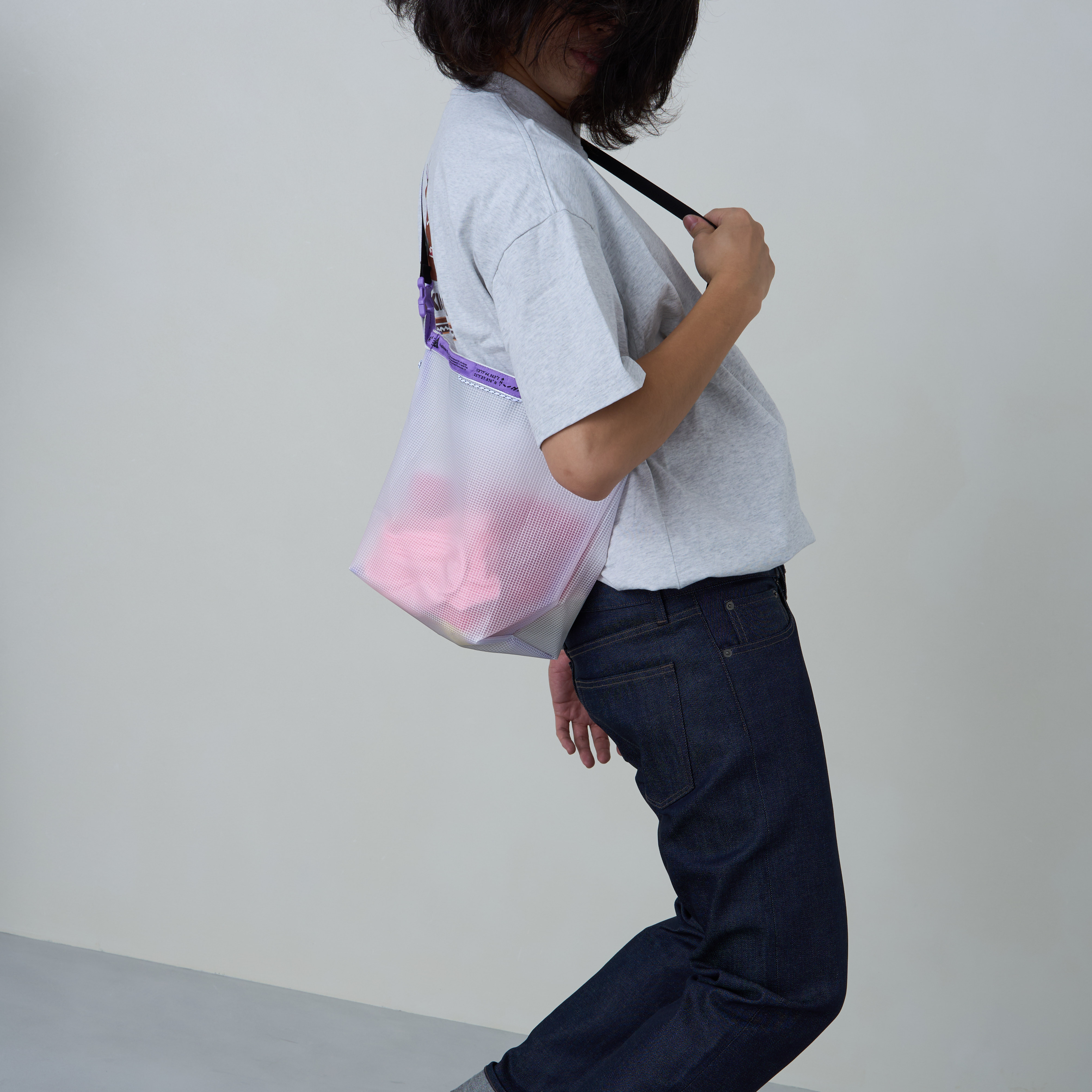 Alephants see-through bag waterproof sports large capacity large capacity portable shoulder crossbody bag lightweight travel