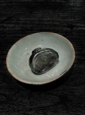 银饰戒指沉香布衣草堂纯手工