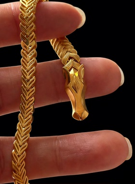 「道系」本命年金鬃马手链时髦高级感饰品好运转运招财马年送礼