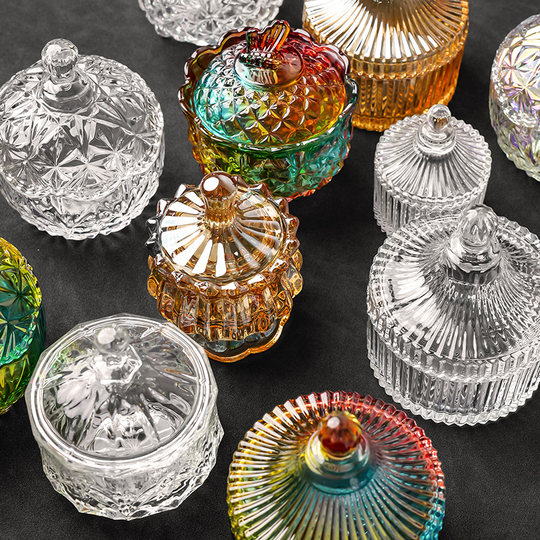 天然水晶净化消磁碗白水晶碎石手链消磁石器皿玻璃碗饰品收纳盒