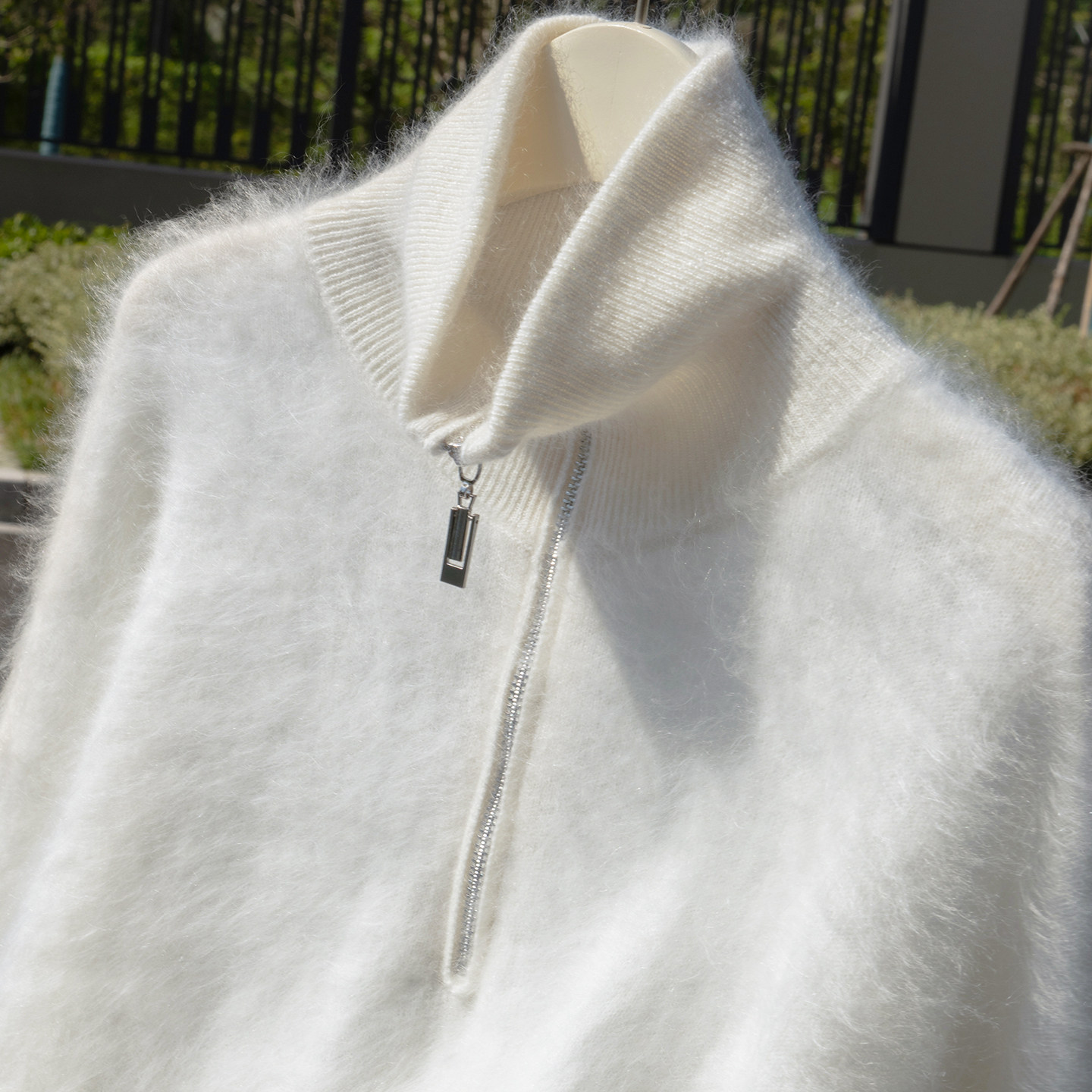 人手一件~秋冬新款100%纯山羊绒针织套头衫女半拉链拉绒长袖毛衣,淘宝优惠券,粉丝福利购,淘宝优惠卷