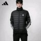 Adidas Clover winter men's and women's sports warm stand-up collar wear-resistant cotton jacket HL9212