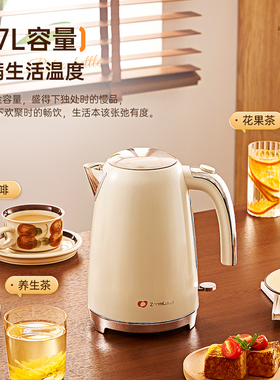 美国卓朗电热烧水壶开水2026新款家用泡茶办公室政府补贴智能