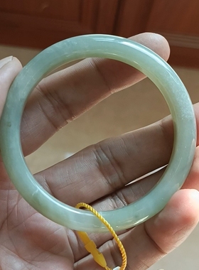 天然和田玉手镯玉镯 有裂纹 带权威国家官方鉴定证书保真品g21