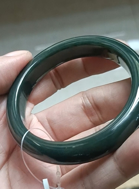 商场撤柜-天然和田玉手镯玉镯 无纹裂 带国家官方证书保真品n21