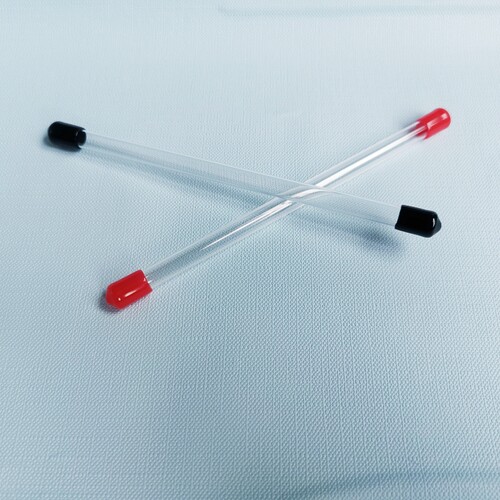 PC透明管圆管透明硬管线香香管香筒带盖子防尘透明包装管6mm*5mm - 图1