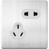 Международный электрик серебряный переключатель из нержавеющей стали 2 Три сайта панель 86 Dark 5 -отверстие