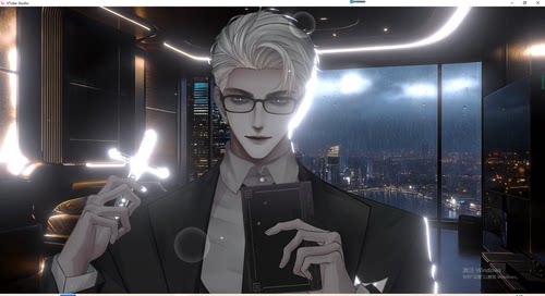 Live2d量贩模型-柏  成男公皮vup直播公用成品皮套虚拟主播模型 - 图1