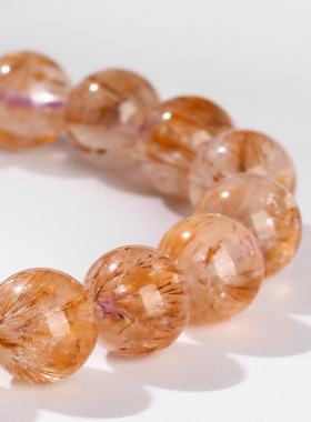 7A天然紫钛晶手链巴西原矿收藏级品质财富与好运象征男女情侣手串