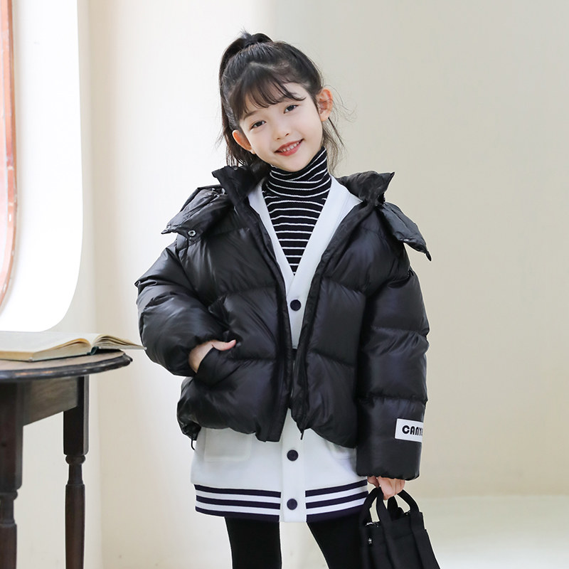 康衣儿童装羽绒服加厚小中大童连帽2024冬季新款女童羽绒服外套