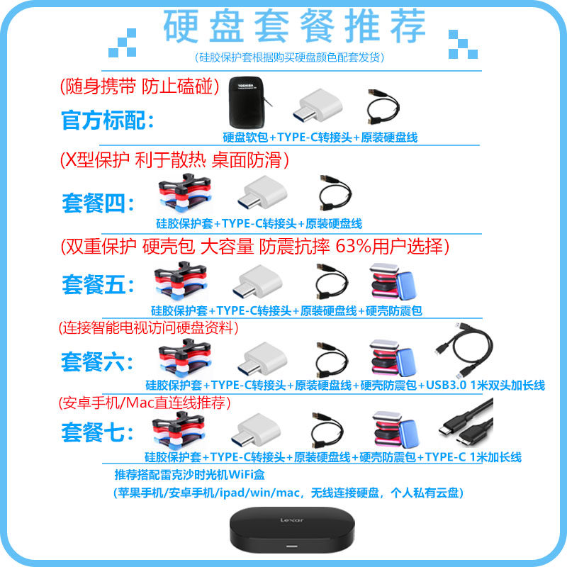 送硬盘包10元】东芝移动2t苹果领券 丛意数码移动硬盘