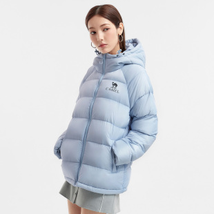 【骆驼】黑钻90绒防风保暖羽绒服