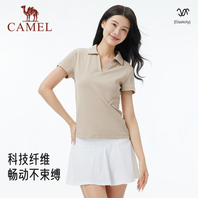 骆驼女装短袖T恤休闲上衣