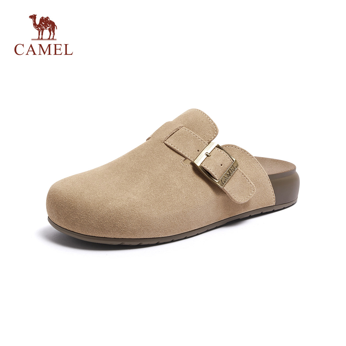 骆驼2026春季厚底勃肯鞋