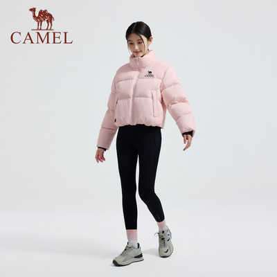 骆驼运动三防羽绒服男女冬季防水远红外发热升温情侣面包服外套