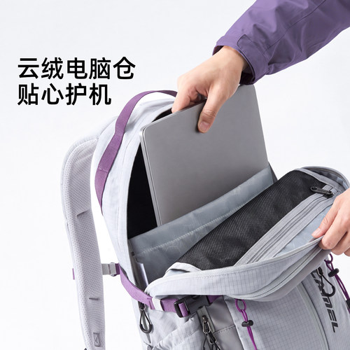 骆驼杨梅包22L中老年人旅行背包旅游双肩包大容量电脑包轻便包 - 图0
