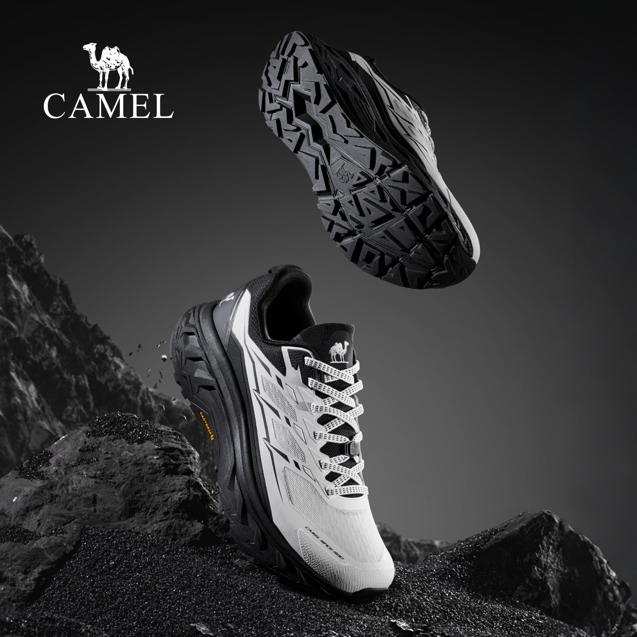 【王俊凯同款】骆驼山影越野跑鞋男士专业户外运动透气跑步鞋女