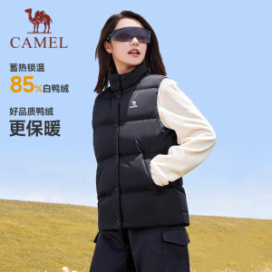【骆驼旗舰店】运动加厚羽绒马甲