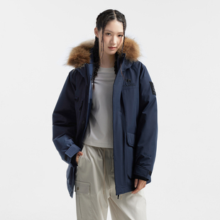 【骆驼】加厚鹅绒派克羽绒服