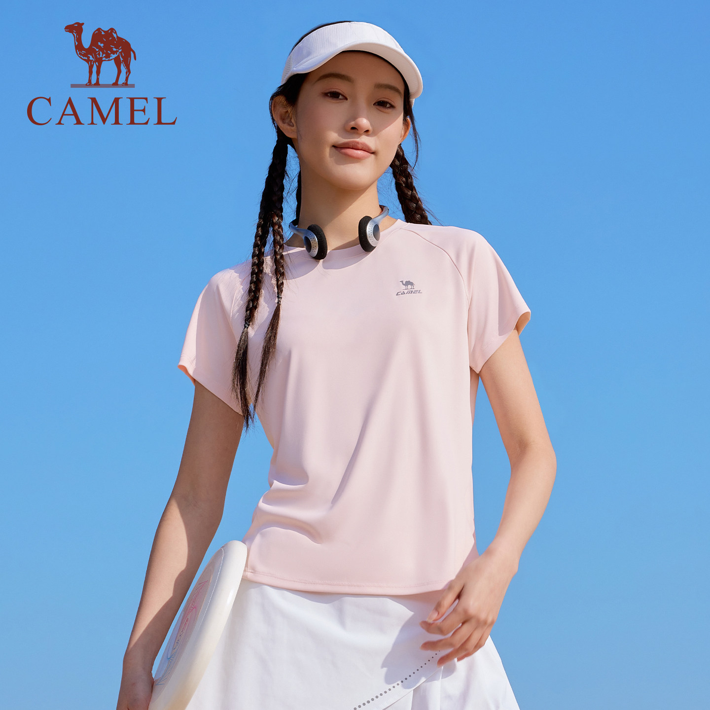 骆驼运动速干T恤女短袖2026夏季新款冰感户外瑜伽徒步速干衣男,淘宝优惠券,粉丝福利购,淘宝优惠卷