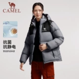 Демисезонный бархатный пуховик для влюбленных для школьников, удерживающая тепло куртка с капюшоном подходит для мужчин и женщин, утиный пух