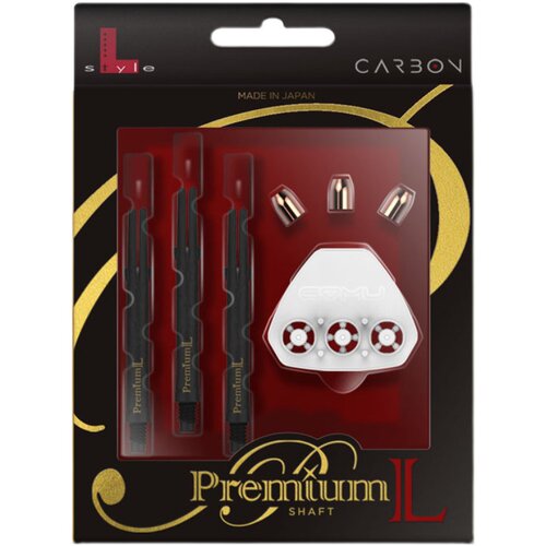 L-style Premium  CARBON新款碳纤维金属加芯固定飞镖杆金属帽 - 图3