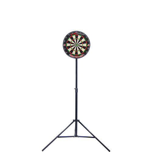GRAN TRIPOD DARTS STAND硬式软式两用飞镖靶支架三角便携镖靶架 - 图0