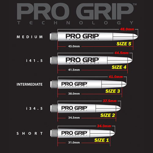 TARGET PRO GRIP SPIN系列飞镖杆 黑白透明色旋转型尼龙飞镖杆 - 图3