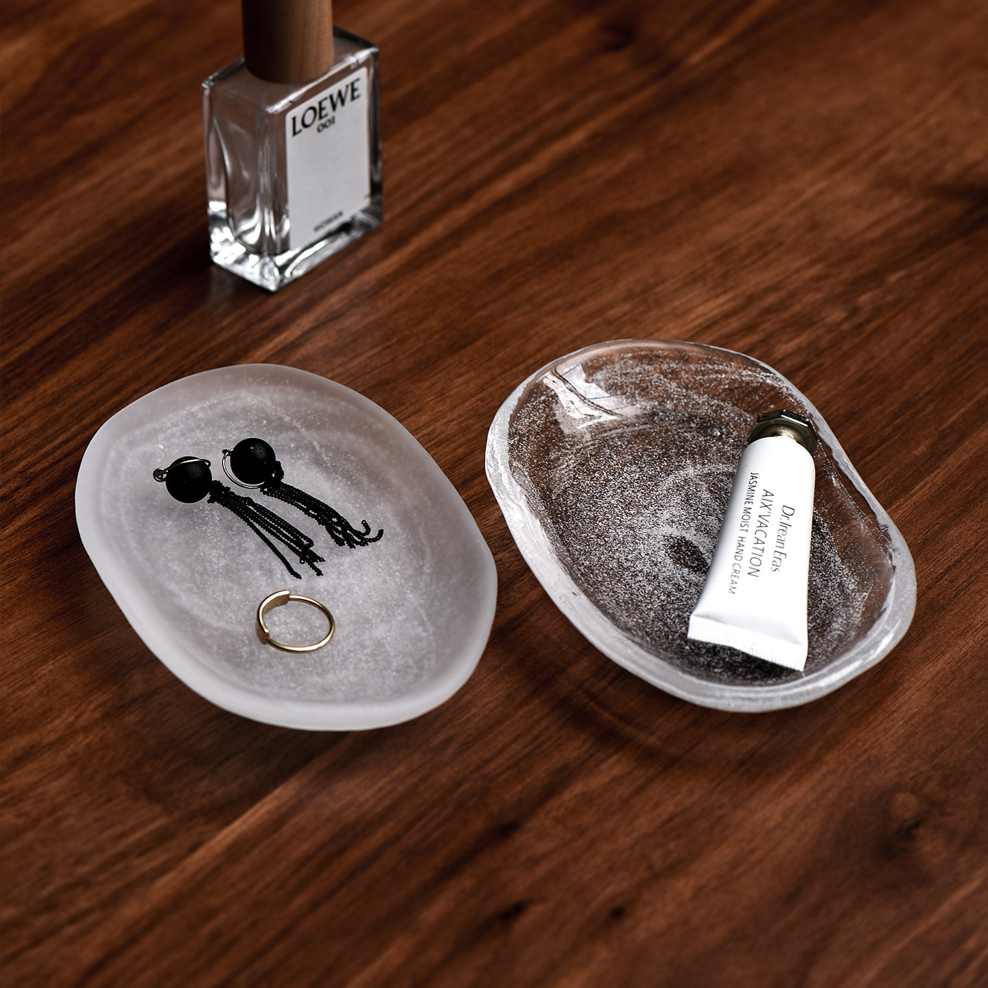 Nebula pattern glass translucent special shape